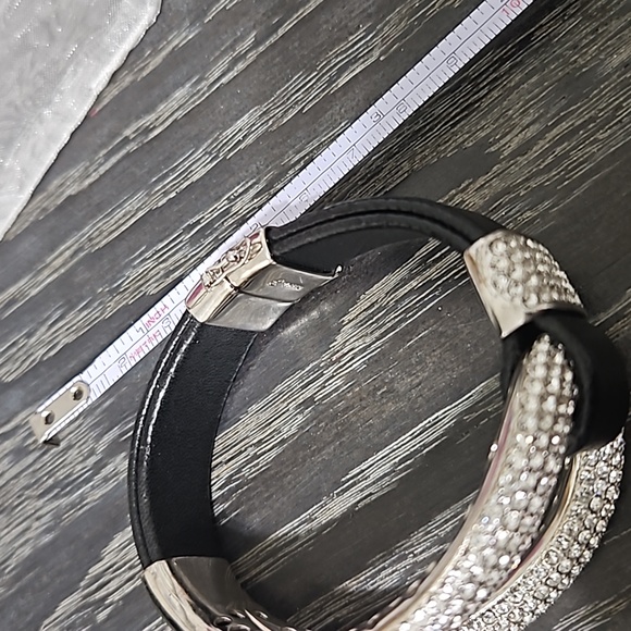 Joan Boyce Edgy Diva Pave/Leather Bracelet - Picture 5 of 5